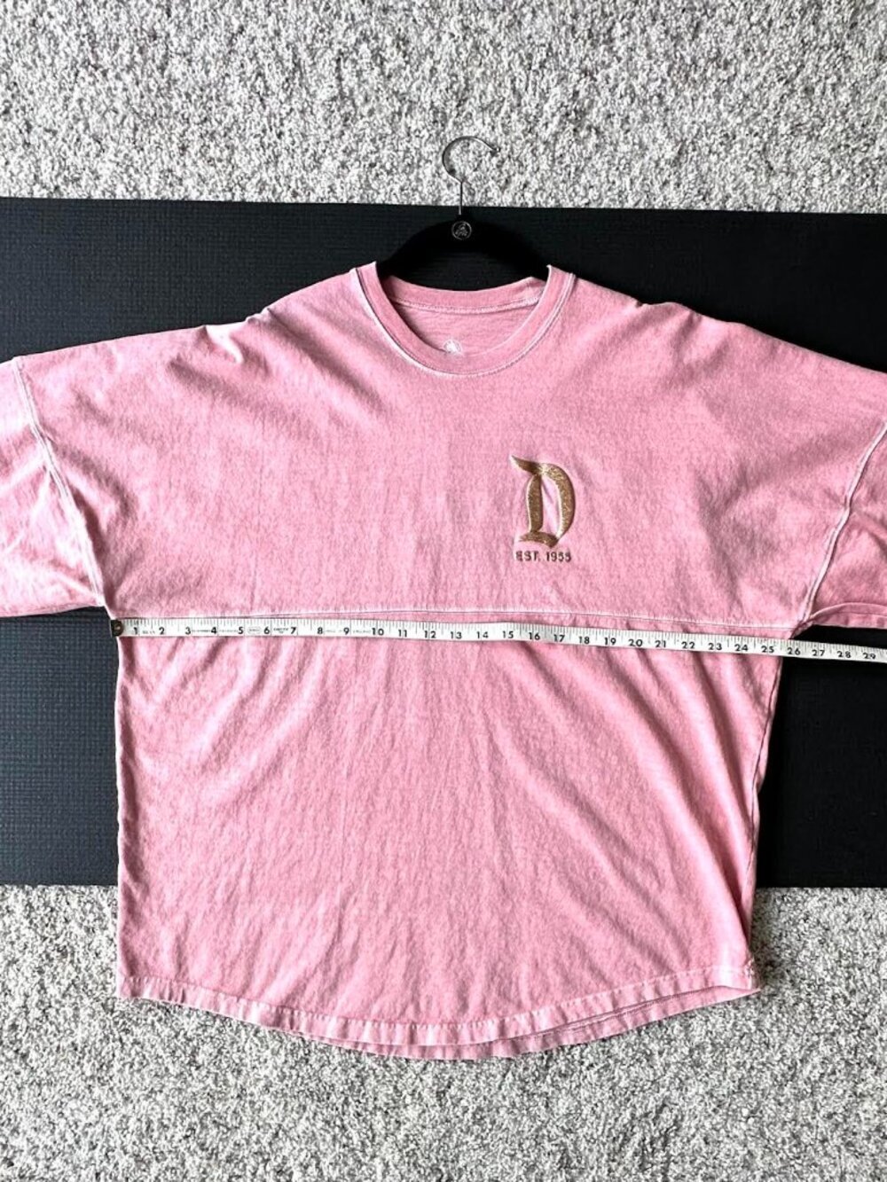 Disneyland Resort Spirit Jersey Pink Gold Glittery Lettering - Picture 12 of 14